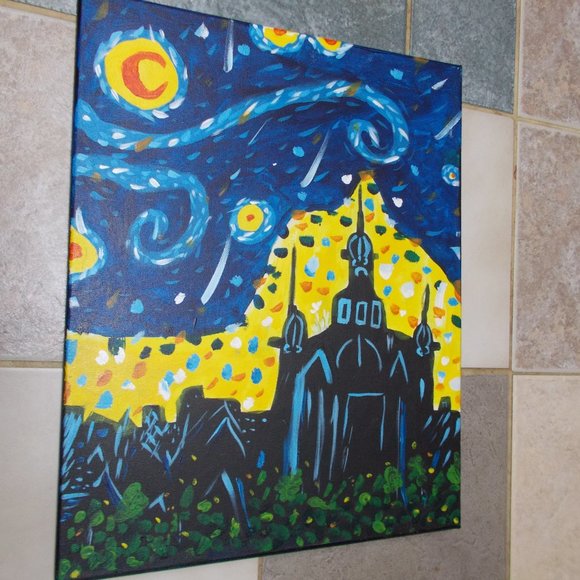 VG Style acrylic painting, 16"x20" - Picture 2 of 5